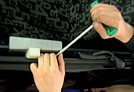 Dellen-Beseitigung: Hebeltechnik